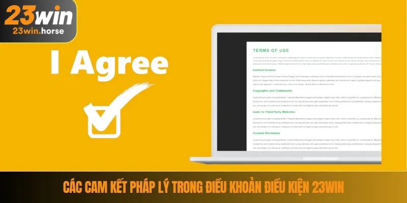 Điều Khoản Điều Kiện 23WIN 2 Các cam kết pháp lý trong điều khoản điều kiện 23WIN