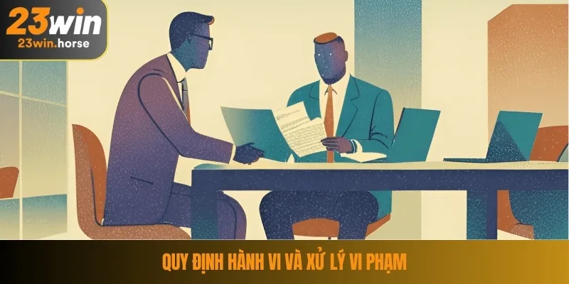 Điều Khoản Điều Kiện 23WIN 4 Quy định hành vi và xử lý vi phạm