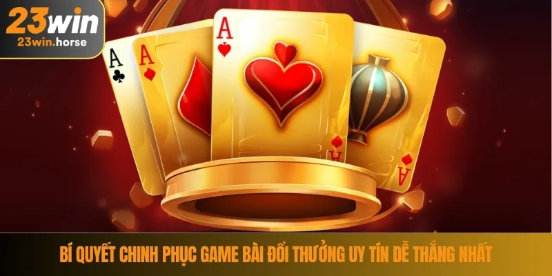 Bí quyết chinh phục game bài đổi thưởng uy tín dễ thắng nhất